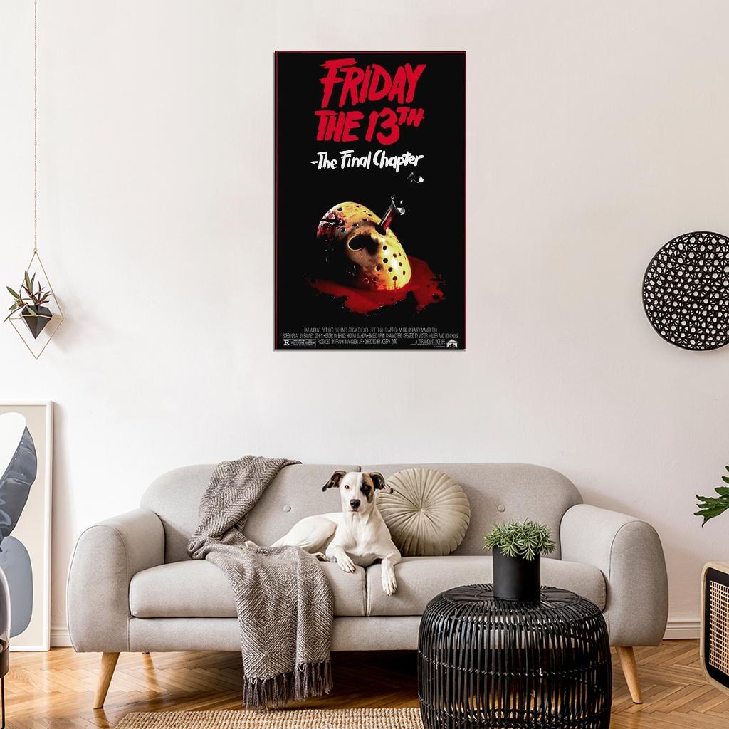 FRIDAY THE 13TH PART 4: THE FINAL CHAPTER Movie 1984 Erich Anderson DECOR WALL Print POSTER