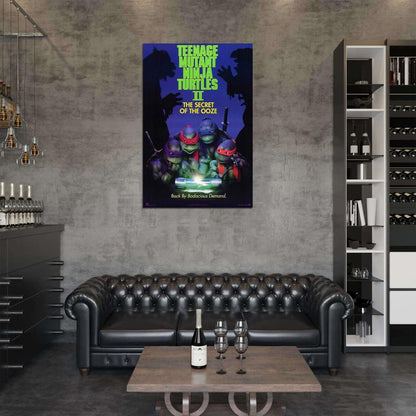 Teenage Mutant Ninja Turtles 2: The Secret of the Ooze Movie Decor Wall Print Poster