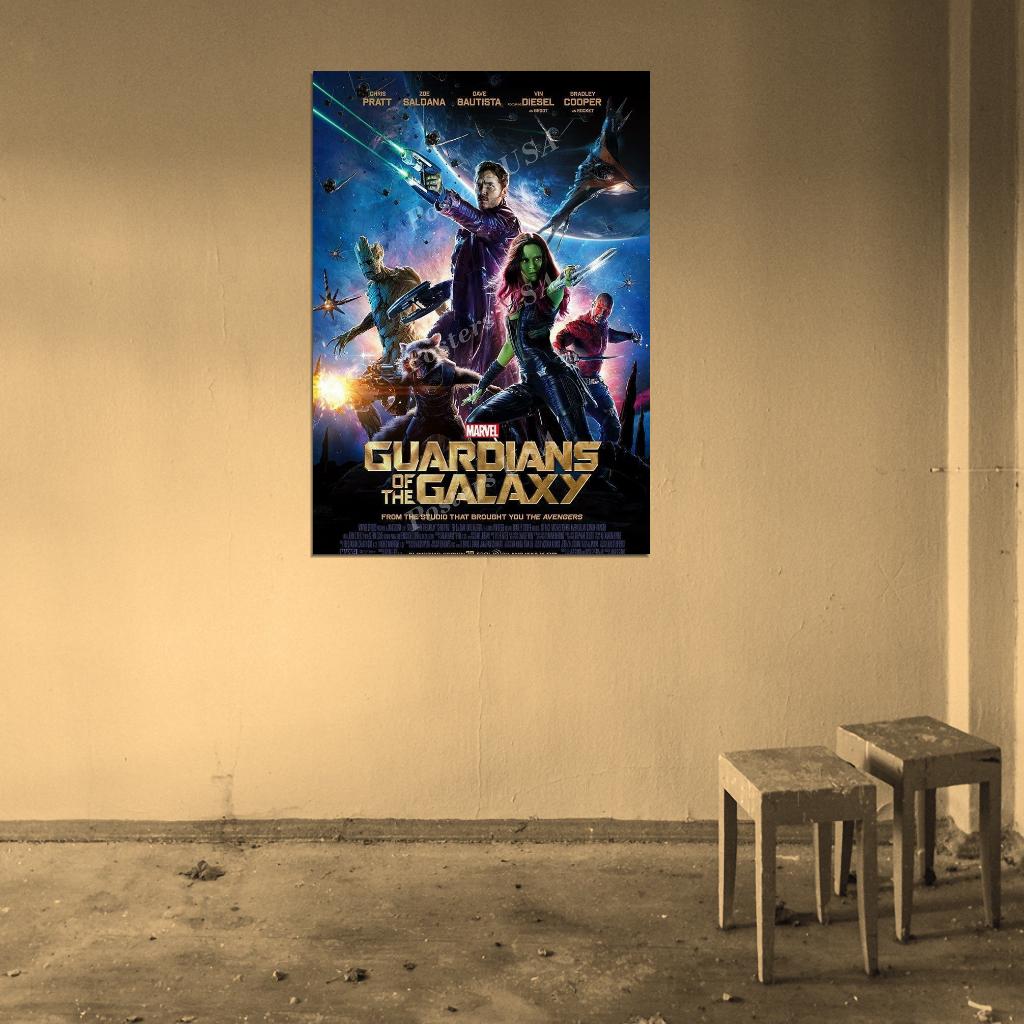 Guardians of the Galaxy Movie 2014 Chris Pratt Vin Diesel DECOR WALL Print POSTER