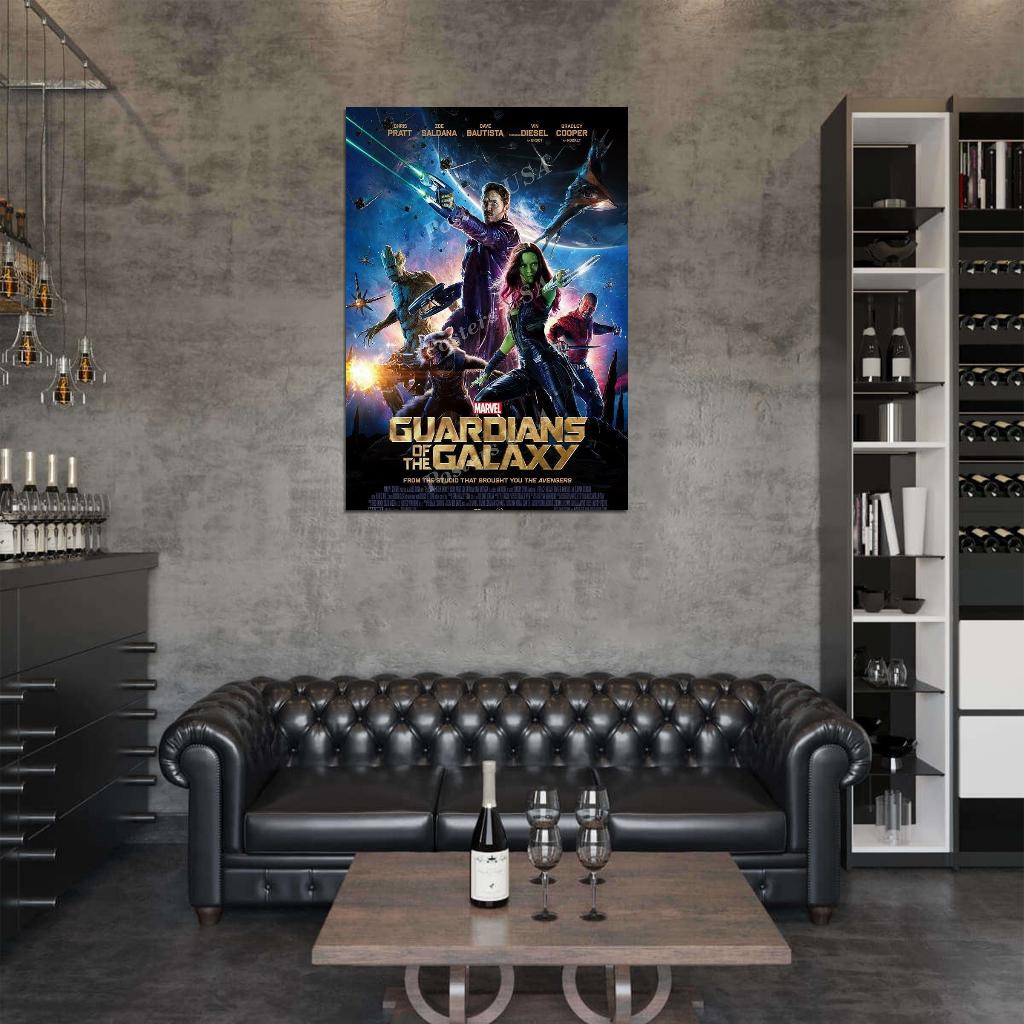 Guardians of the Galaxy Movie 2014 Chris Pratt Vin Diesel DECOR WALL Print POSTER