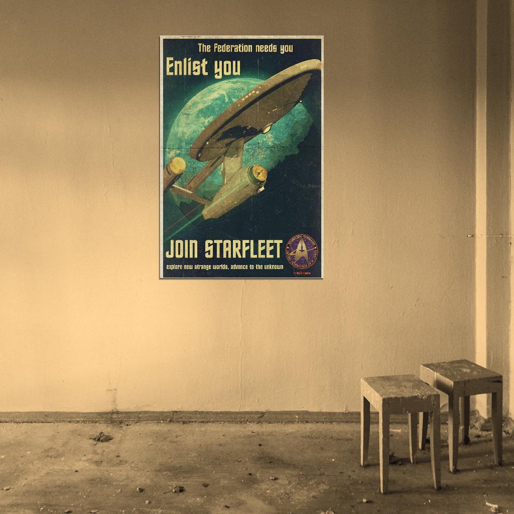 Star Trek Join Starfleet Enlistment DECOR WALL Print POSTER