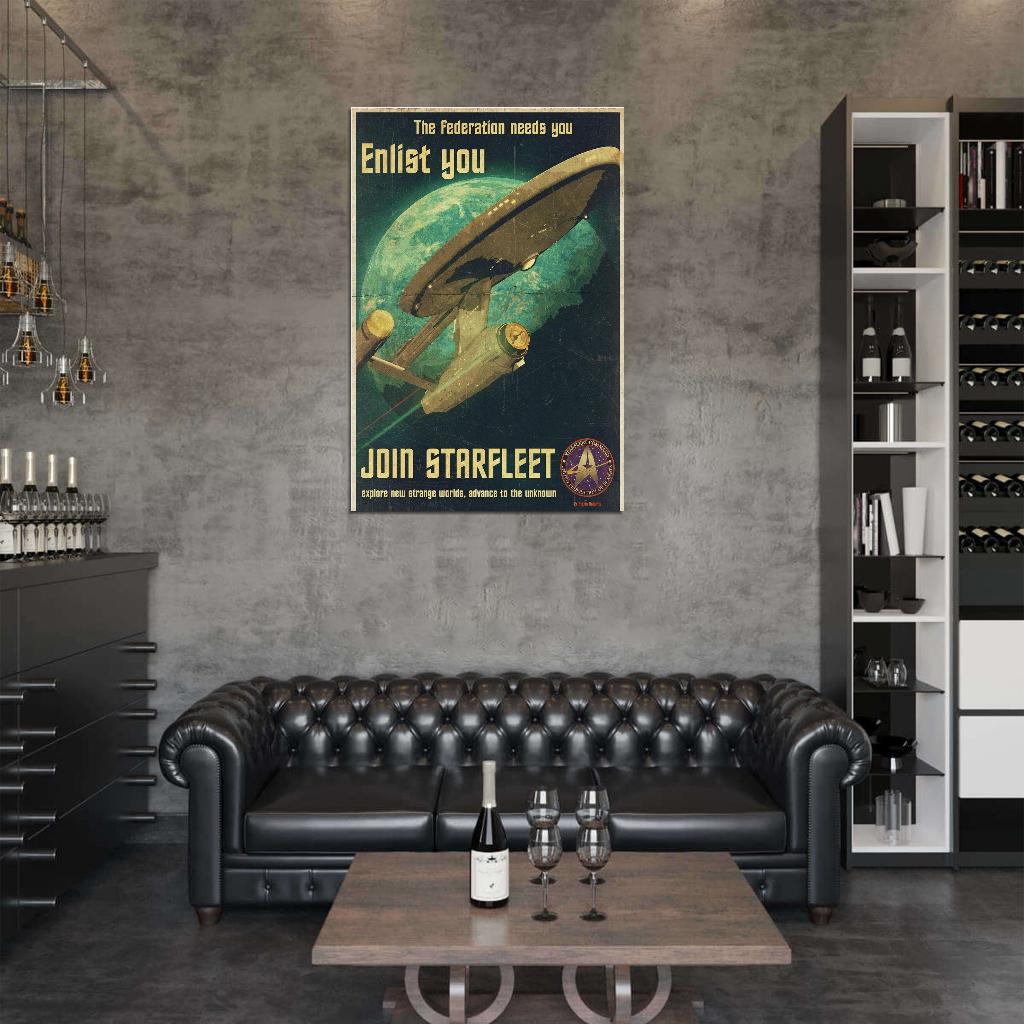 Star Trek Join Starfleet Enlistment DECOR WALL Print POSTER