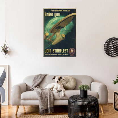 Star Trek Join Starfleet Enlistment DECOR WALL Print POSTER