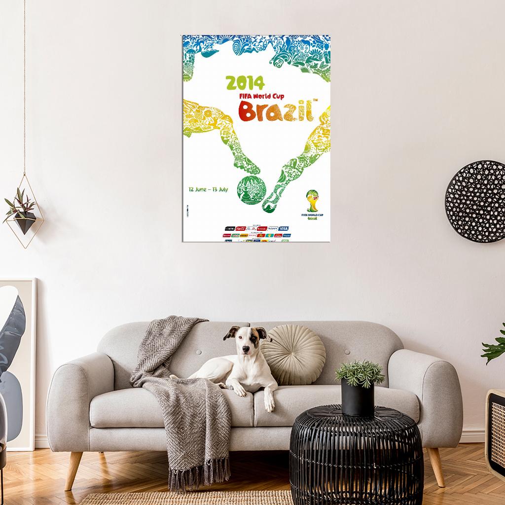 2014 Brazil World Cup Print POSTER