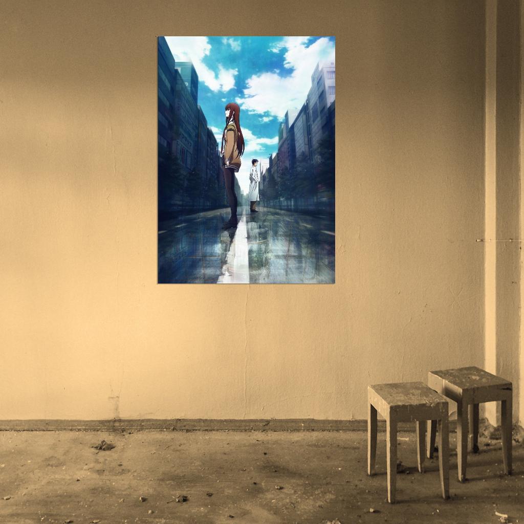 Hot Steins Gate - Japanese Anime Game Decor Wall Print POSTER