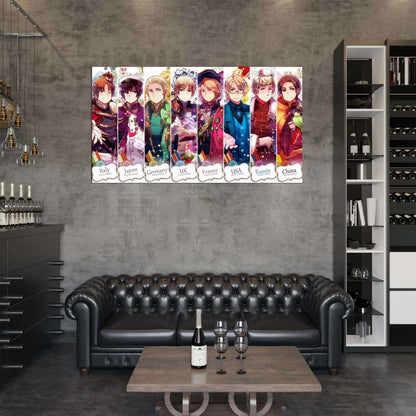 Hetalia Anime Decor Wall Print POSTER