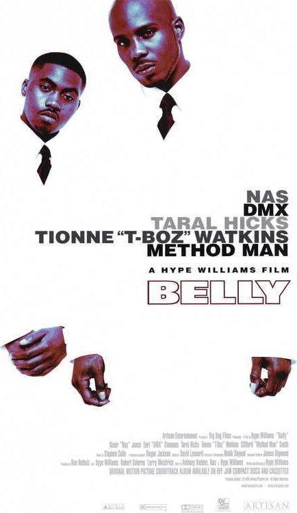 Belly Movie 1998 Nas DMX, Taral Hicks Wall Art Decor PRINT POSTER
