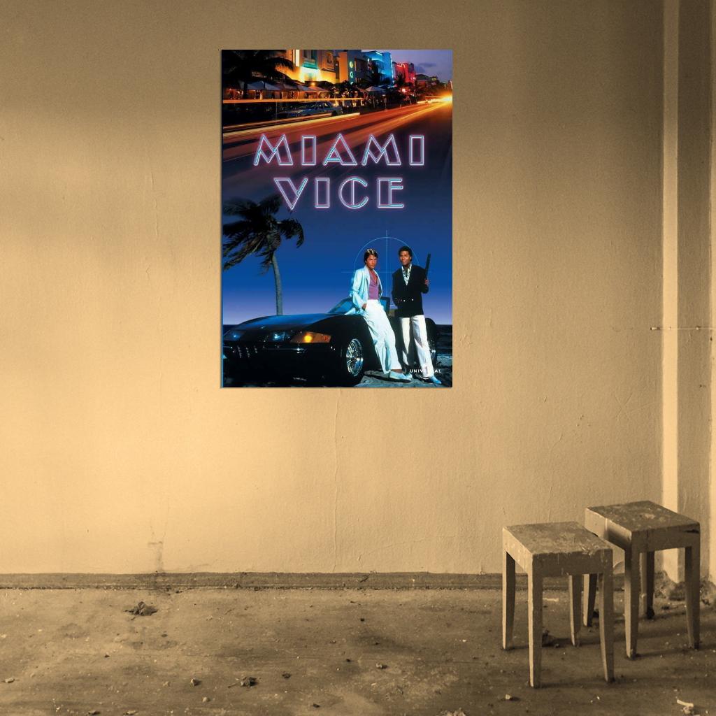 Miami Vice Movie 1984 Don Johnson Philip Michael Thomas Print POSTER