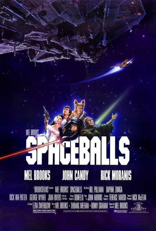 Spaceballs Mel Brooks, John Candy, Rick Moranis Decor Wall Print POSTER