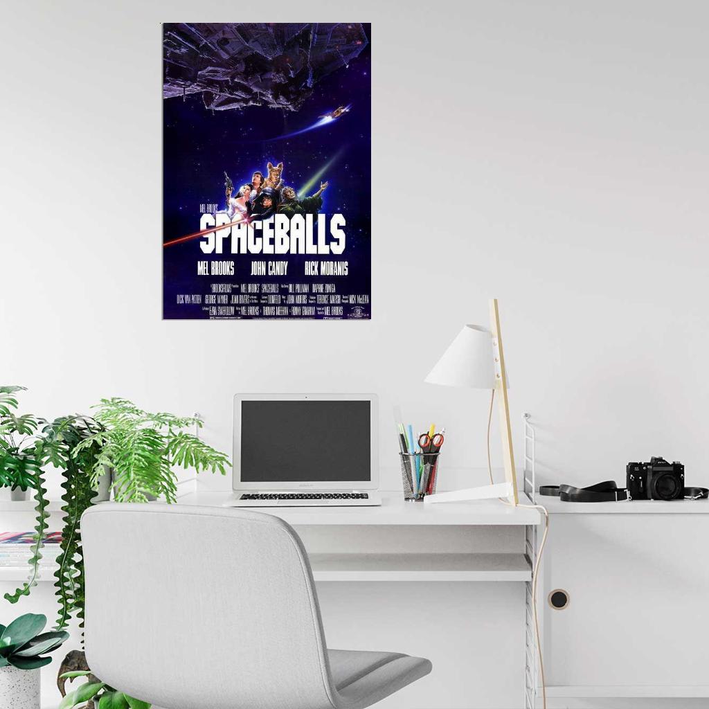 Spaceballs Mel Brooks, John Candy, Rick Moranis Decor Wall Print POSTER