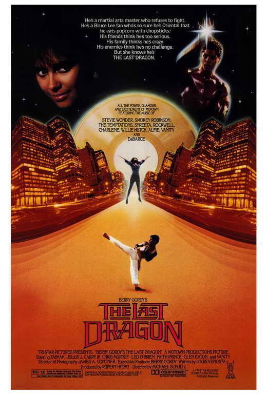 The Last Dragon Movie 1985 Taimak, Vanity Decor Wall Print POSTER