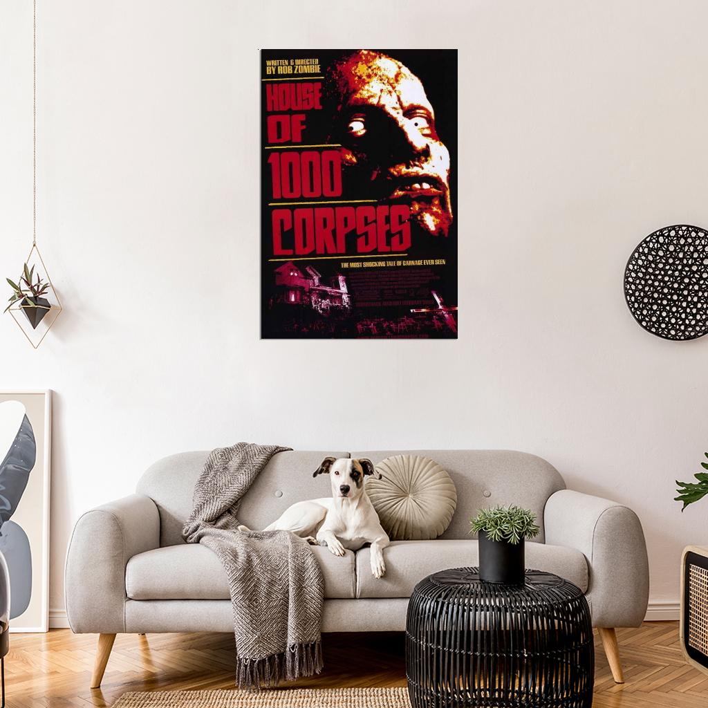 House of 1000 Corpses Movie 2003 Sid Haig and Sheri Moon Decor Wall Print POSTER