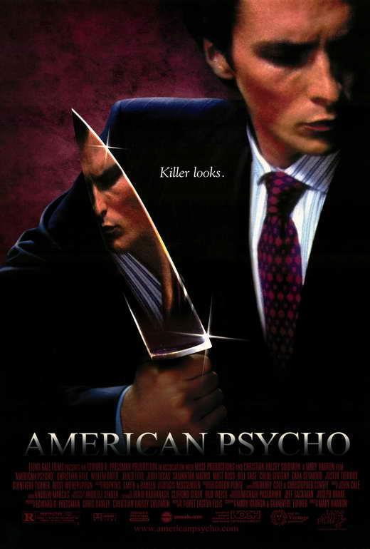 American Psycho Movie 2000 Christian Bale, Willem Dafoe Decor Wall Print POSTER