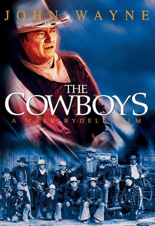The Cowboys Movie 1972 John Wayne, Bruce Dern Decor Wall Print POSTER