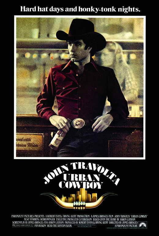 Urban Cowboy Movie 1980 John Travolta, Debra Winger Decor Wall Print POSTER