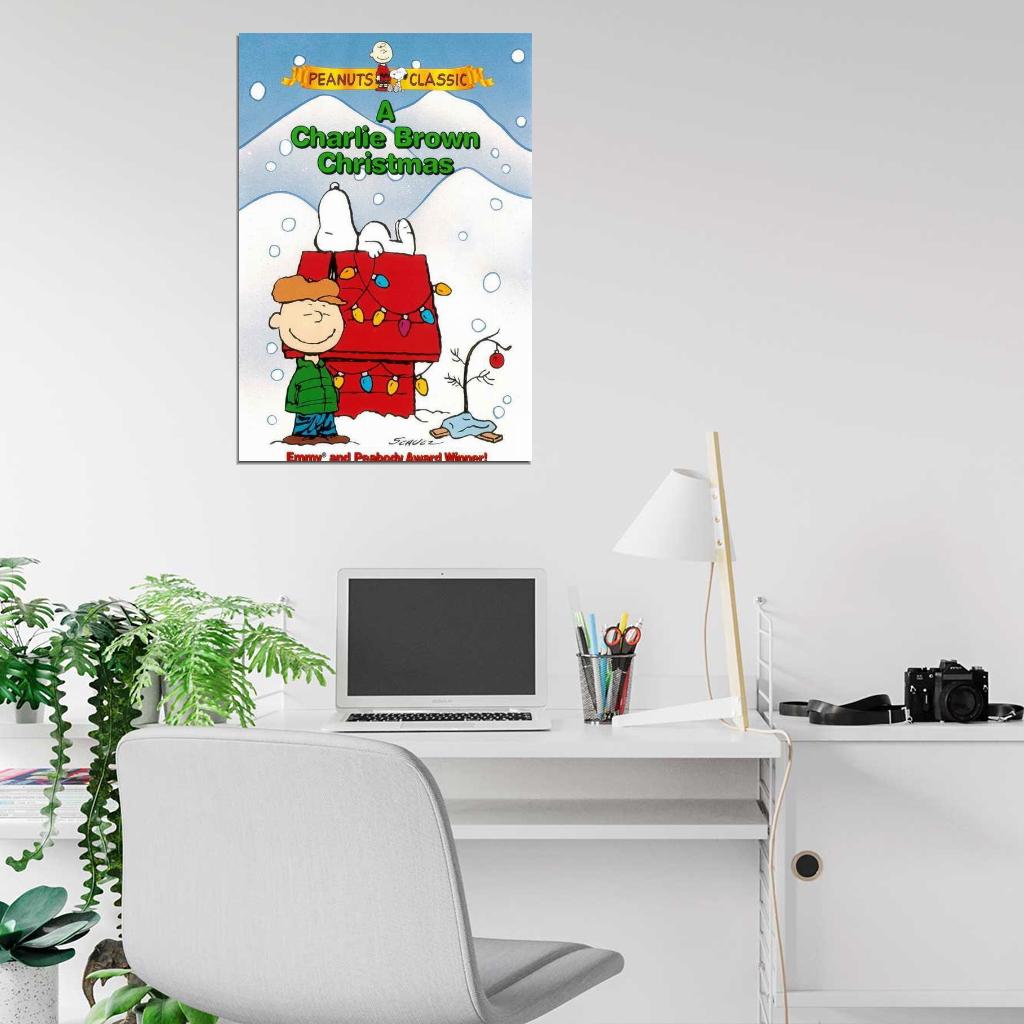 A Charlie Brown Christmas Movie Peter Robbins Decor Wall Print POSTER