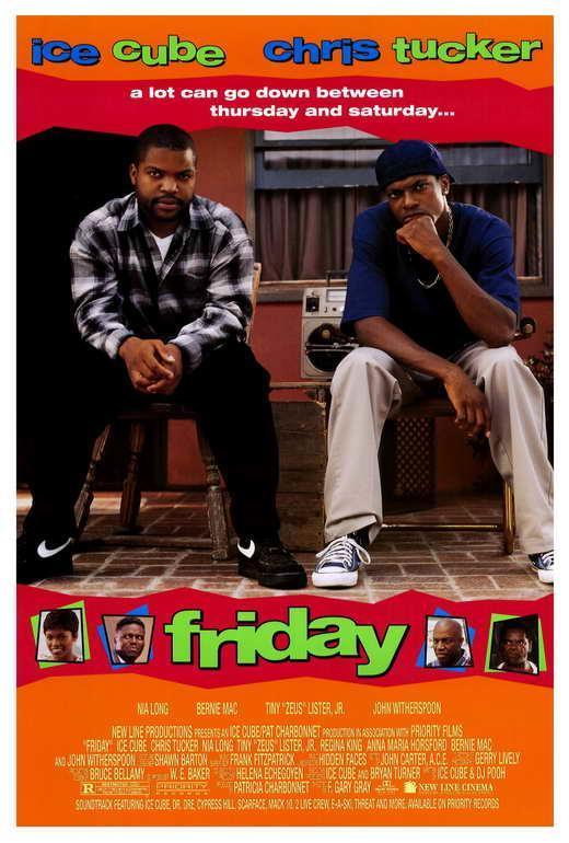 Friday Movie 1995 Ice Cube Chris Tucker, Bernie Mac Decor Wall Print POSTER