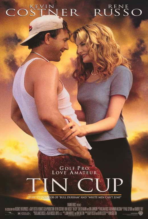 Tin Cup Movie 1996 Kevin Costner, Rene Russo Decor Wall Print POSTER