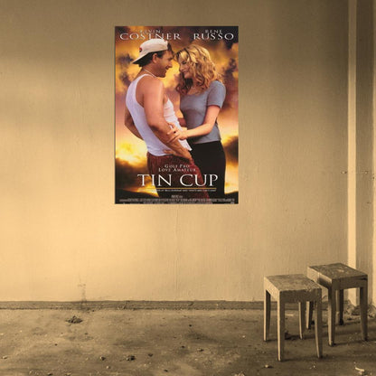 Tin Cup Movie 1996 Kevin Costner, Rene Russo Decor Wall Print POSTER