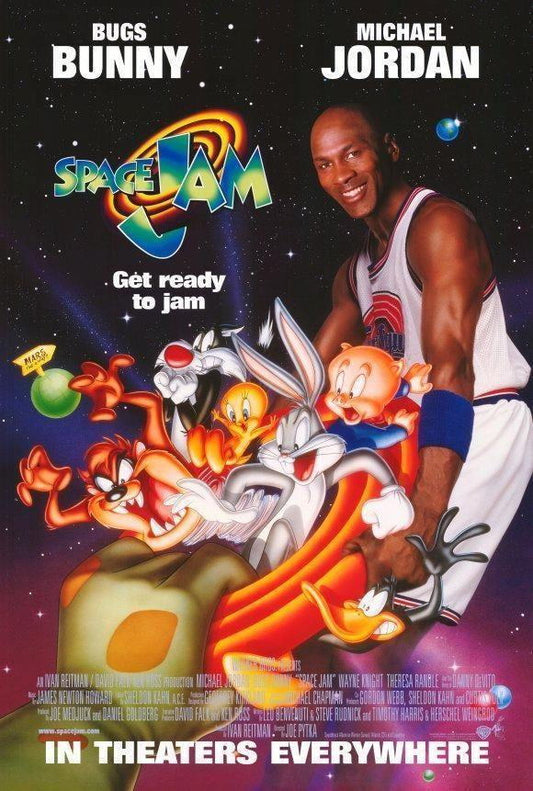 Space Jam Movie Michael Jordan, Bill Murray Decor Wall Print POSTER