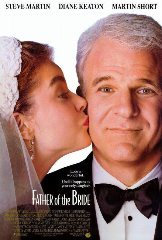 Father of The Bride Movie 1991 Steve Diane Keaton Decor Wall Print POSTER