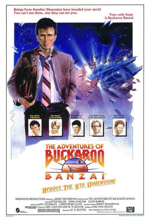 The Adventures of Buckaroo Banzai Movie 1984 Peter Weller WALL PRINT POSTER