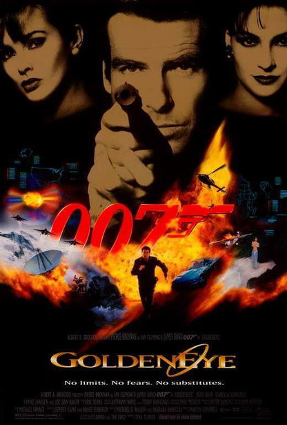 Goldeneye Movie 1995 Pierce Brosnan Decor Wall Print POSTER