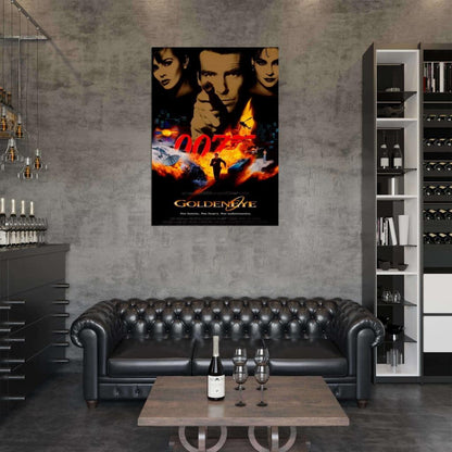 Goldeneye Movie 1995 Pierce Brosnan Decor Wall Print POSTER