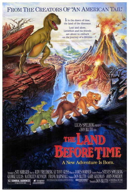 The Land Before Time Movie Pat Hingle Decor Wall Print POSTER