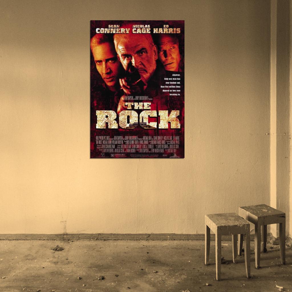 The Rock Movie 1996 Nicolas Cage Sean Connery Decor Wall Print POSTER