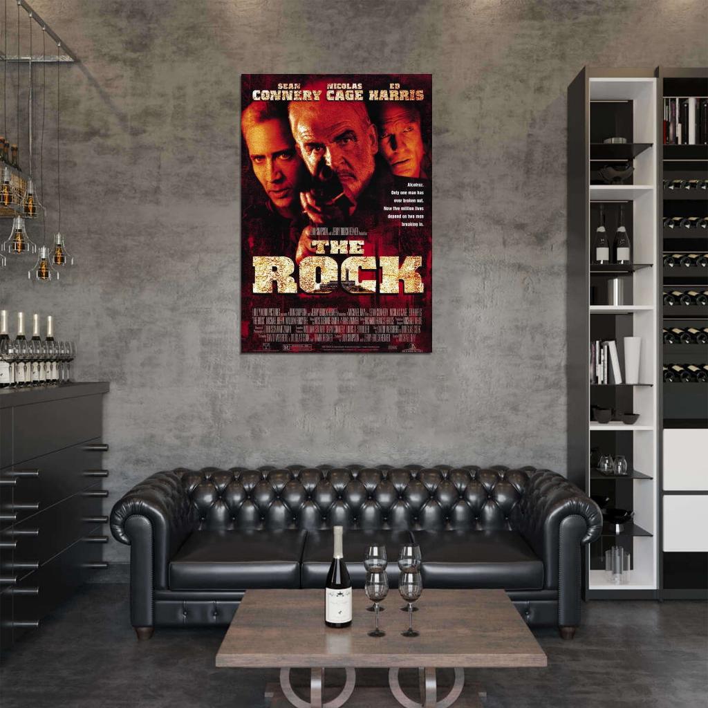 The Rock Movie 1996 Nicolas Cage Sean Connery Decor Wall Print POSTER