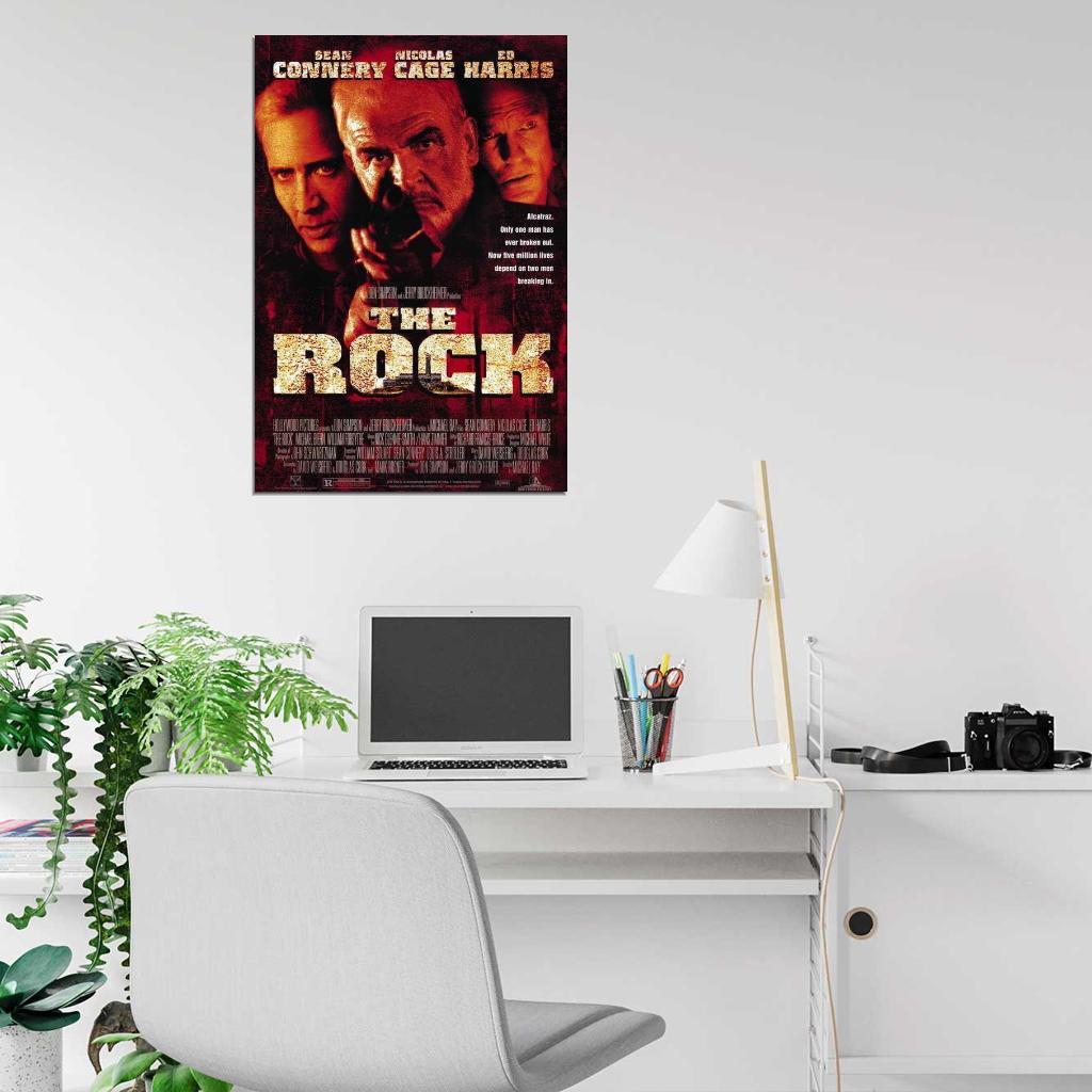 The Rock Movie 1996 Nicolas Cage Sean Connery Decor Wall Print POSTER