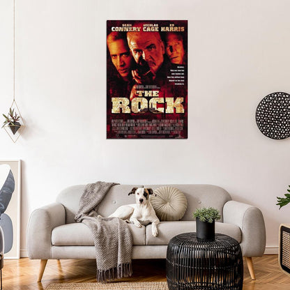 The Rock Movie 1996 Nicolas Cage Sean Connery Decor Wall Print POSTER