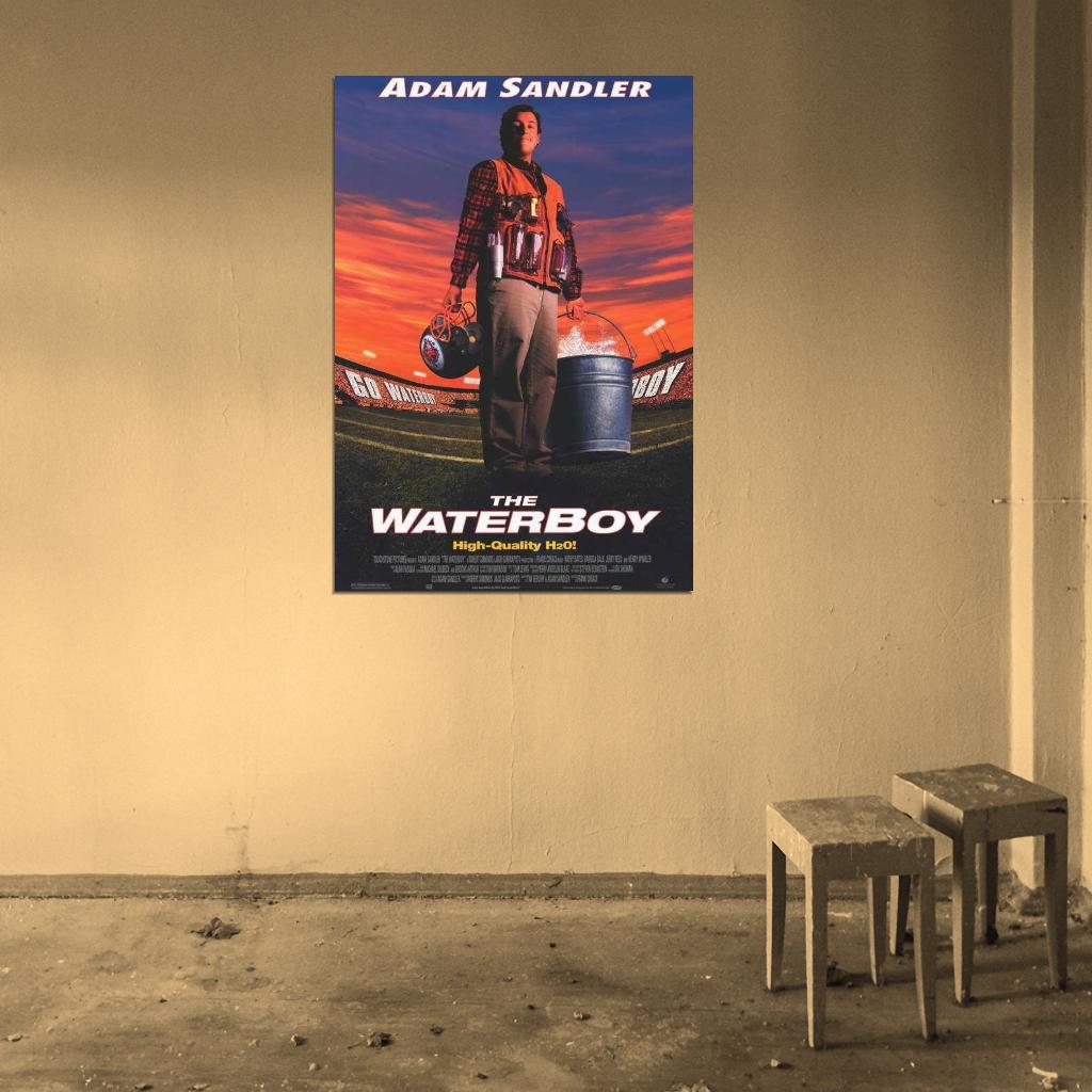 The Waterboy Movie 1998 Adam Sandler, Kathy Bates Decor Wall Print POSTER