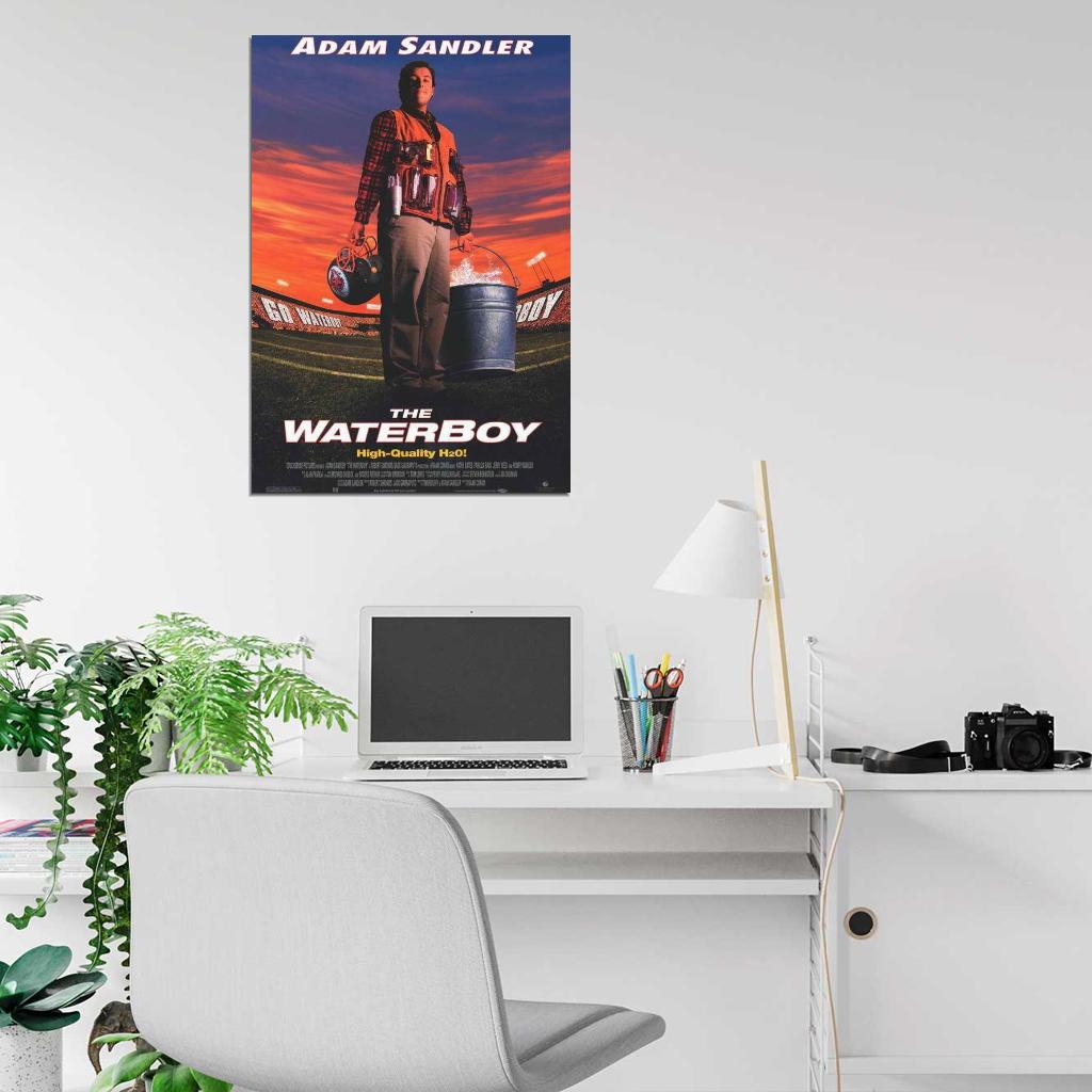 The Waterboy Movie 1998 Adam Sandler, Kathy Bates Decor Wall Print POSTER