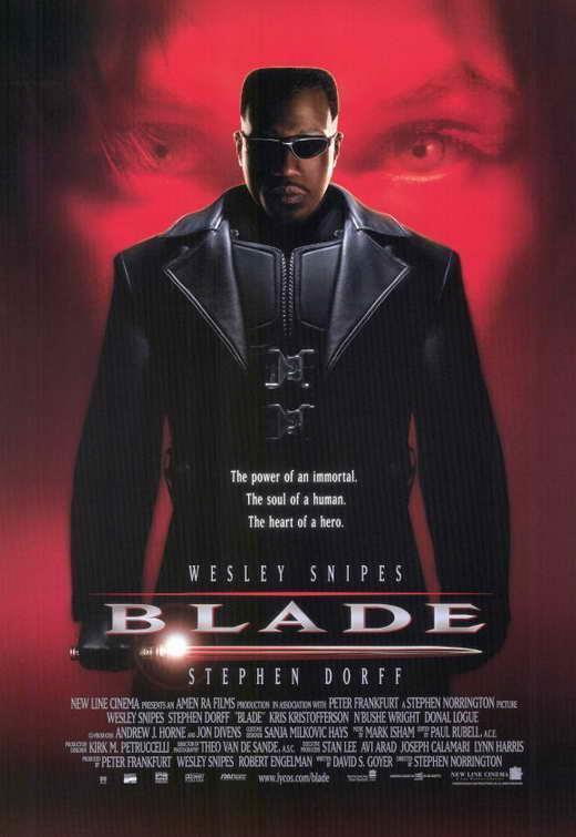 Blade Movie 1998 Wesley Snipes Stephen Dorff Decor Wall Print POSTER