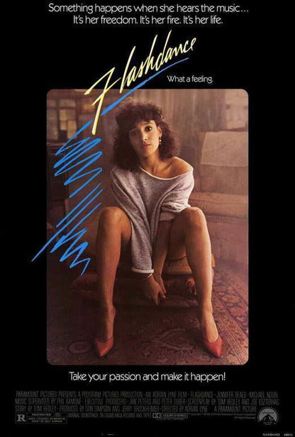 Flashdance Movie 1983 Jennifer Beals, Michael Nouri Decor Wall Print POSTER