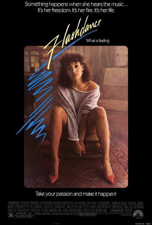 Flashdance Movie 1983 Jennifer Beals, Michael Nouri Decor Wall Print POSTER