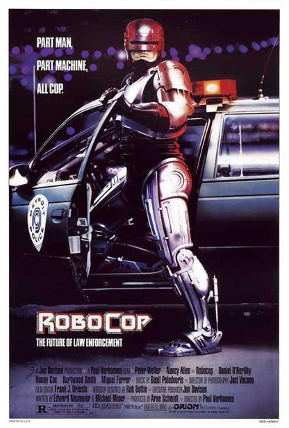 RoboCop Peter Weller, Nancy Allen, Ronny Cox Decor Wall Print POSTER