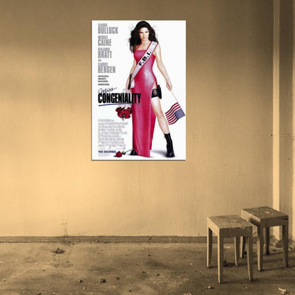 Miss Congeniality Movie 2000 Sandra Bullock Decor Wall Print POSTER