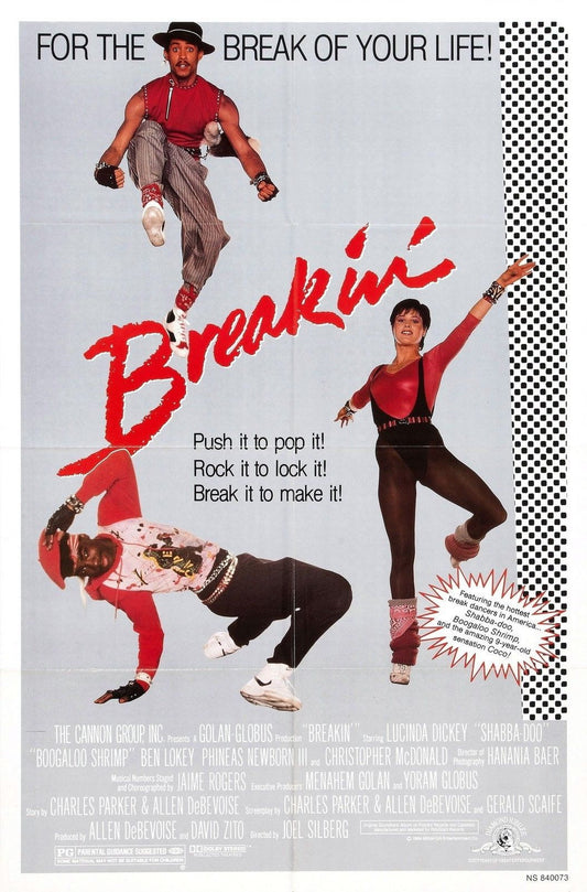 Breakin Movie 1984 Hip-Hop Rap Break Dance NYC Decor Wall Print POSTER