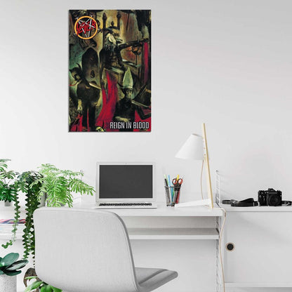 Reign in Blood 1986 Studio Album by Slayer Decor Wall Print POSTER