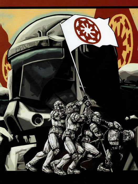 Clone Republic Commando Delta Art Star Wars Wall Print Poster
