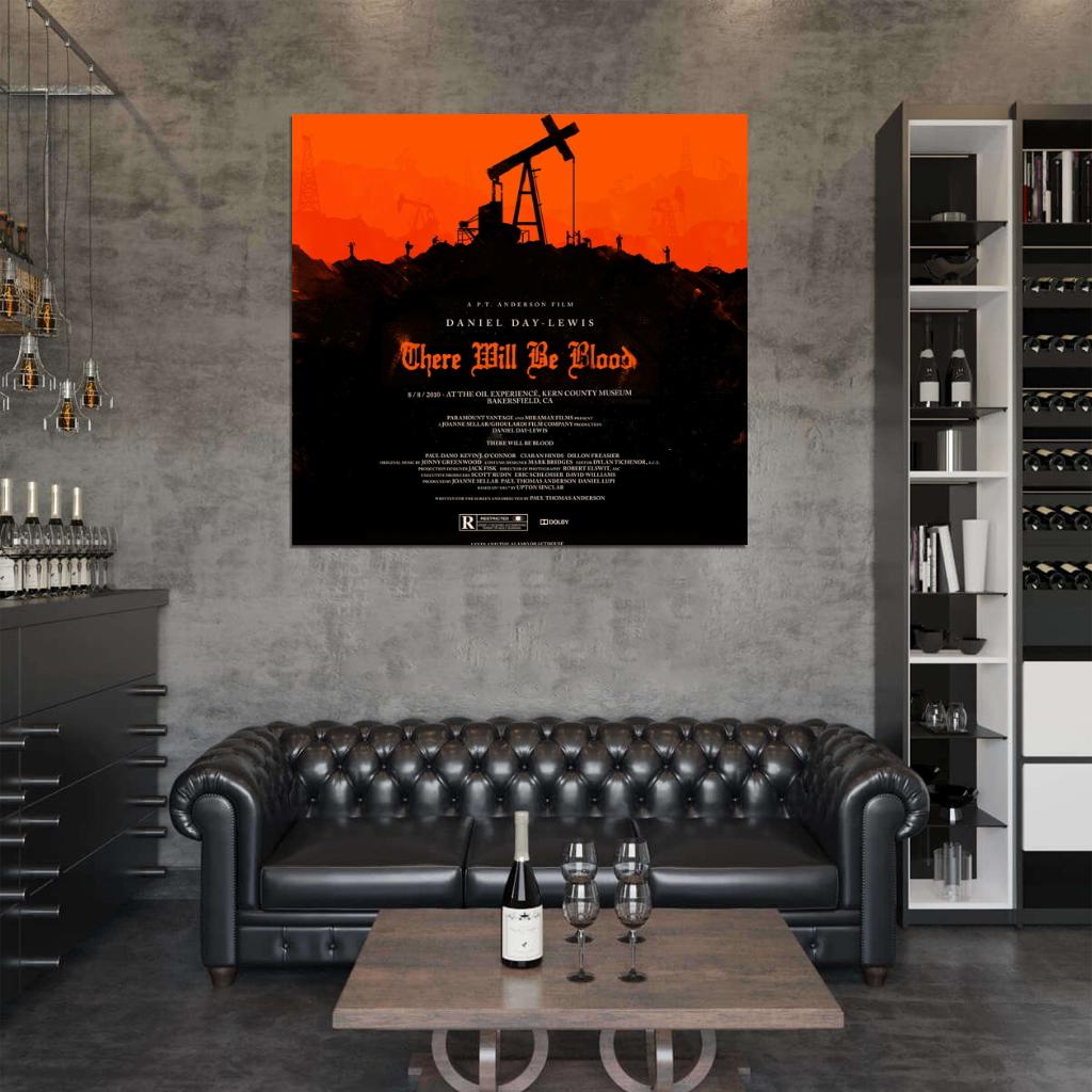 There Will Be Blood Movie 2007 Cool Art Wall Print Poster