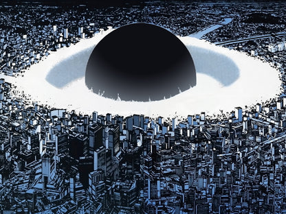 Akira Nuclear Blast Tokyo Movie Anime Manga Wall Print Poster