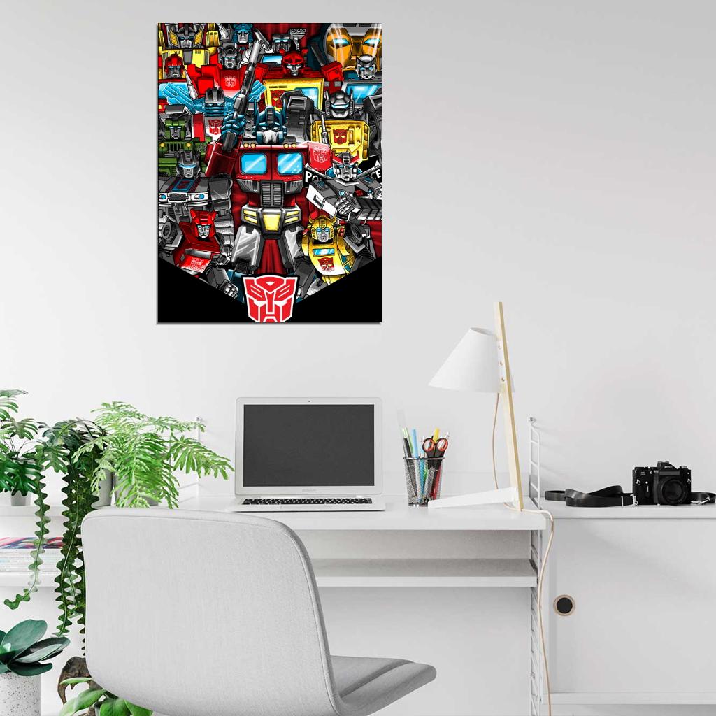 Transformers Generation 1 Autobots Classic Art Print Poster