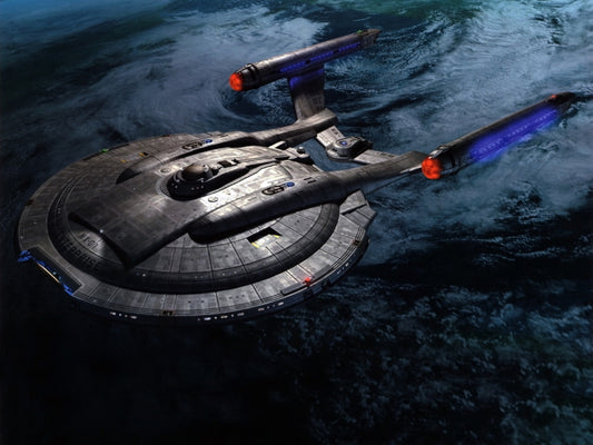 Star Trek Starship Enterprise Spacecraft NX-01 Wall Print Poster