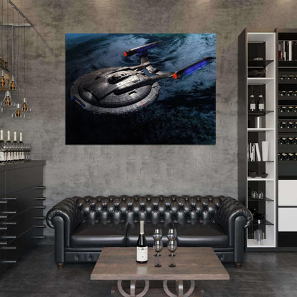 Star Trek Starship Enterprise Spacecraft NX-01 Wall Print Poster