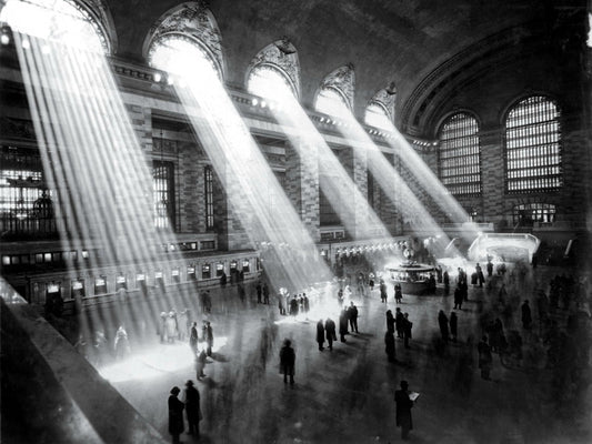 NYC Grand Central Station 1929 Photo BW New York Wall Print Poster