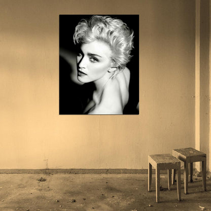 Madonna Louise Ciccone Portrait Vintage Print Poster